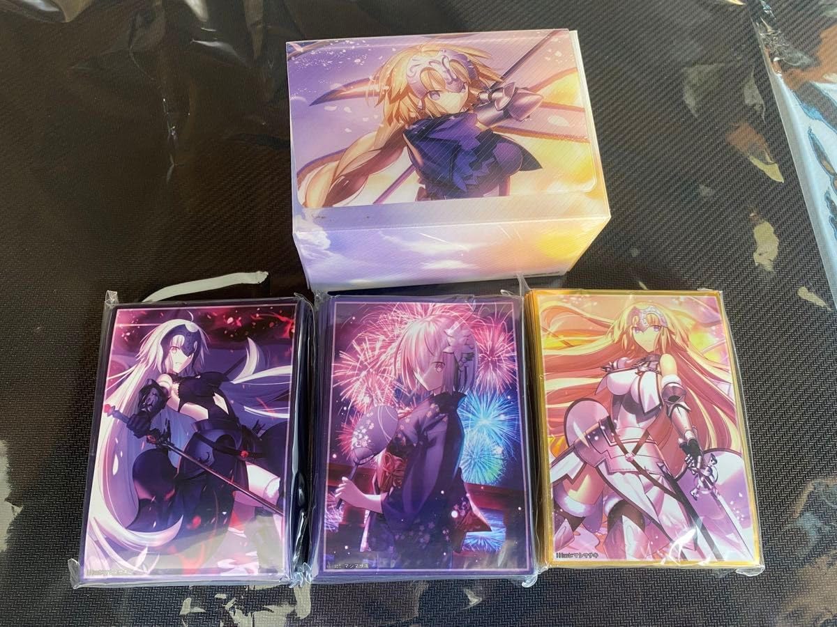 FGO ジャンヌダルク　オルタ　スリーブセット FATE FGO ジャンヌオルタ ジャンヌダルク マシュ スリーブ ケース セット